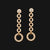 14k Dangling Pendant Earrings