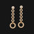 18k Dangling Pendant Earrings